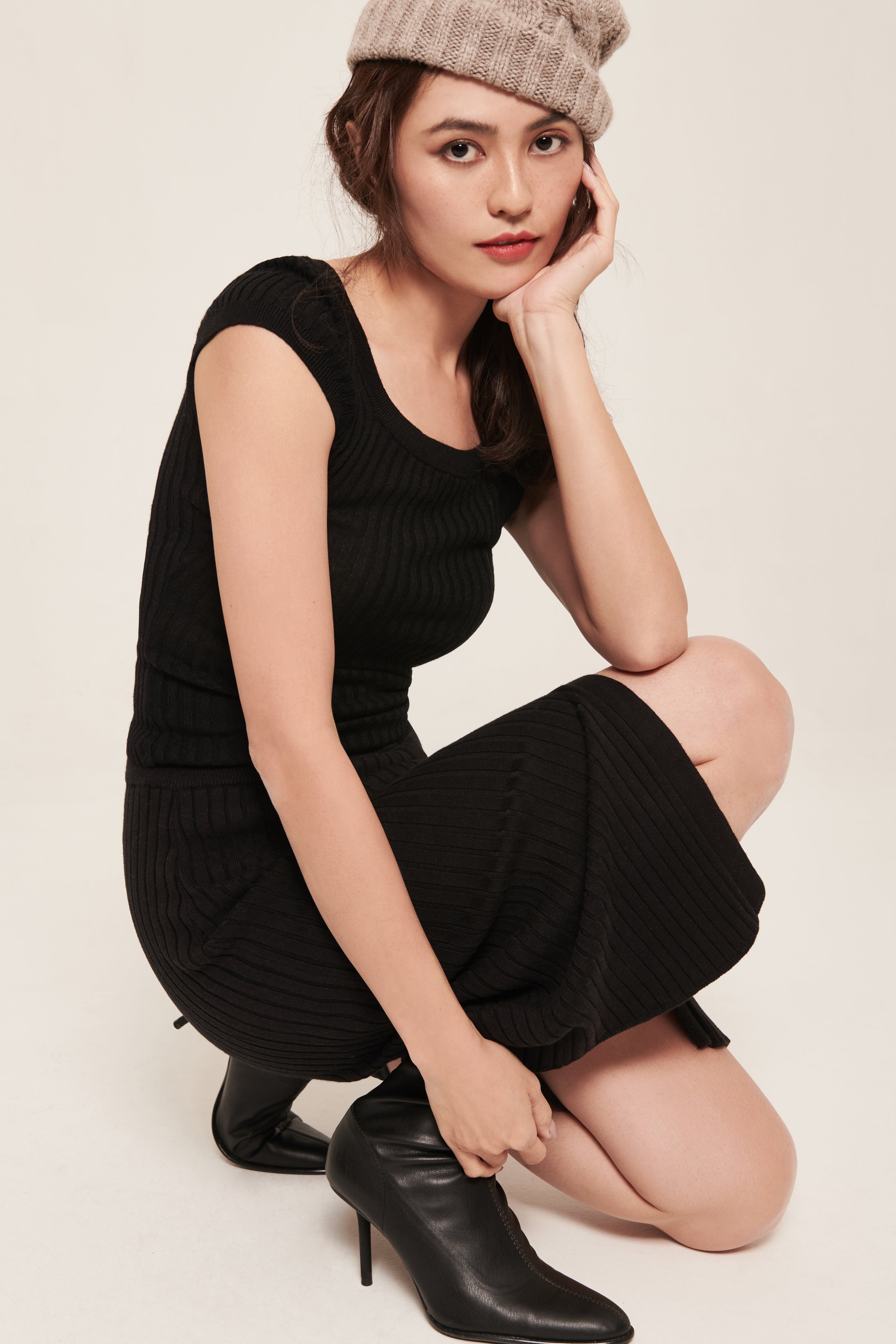 hello ronron | Agnes Top and Sylvie skirt | Ribbed knit design
