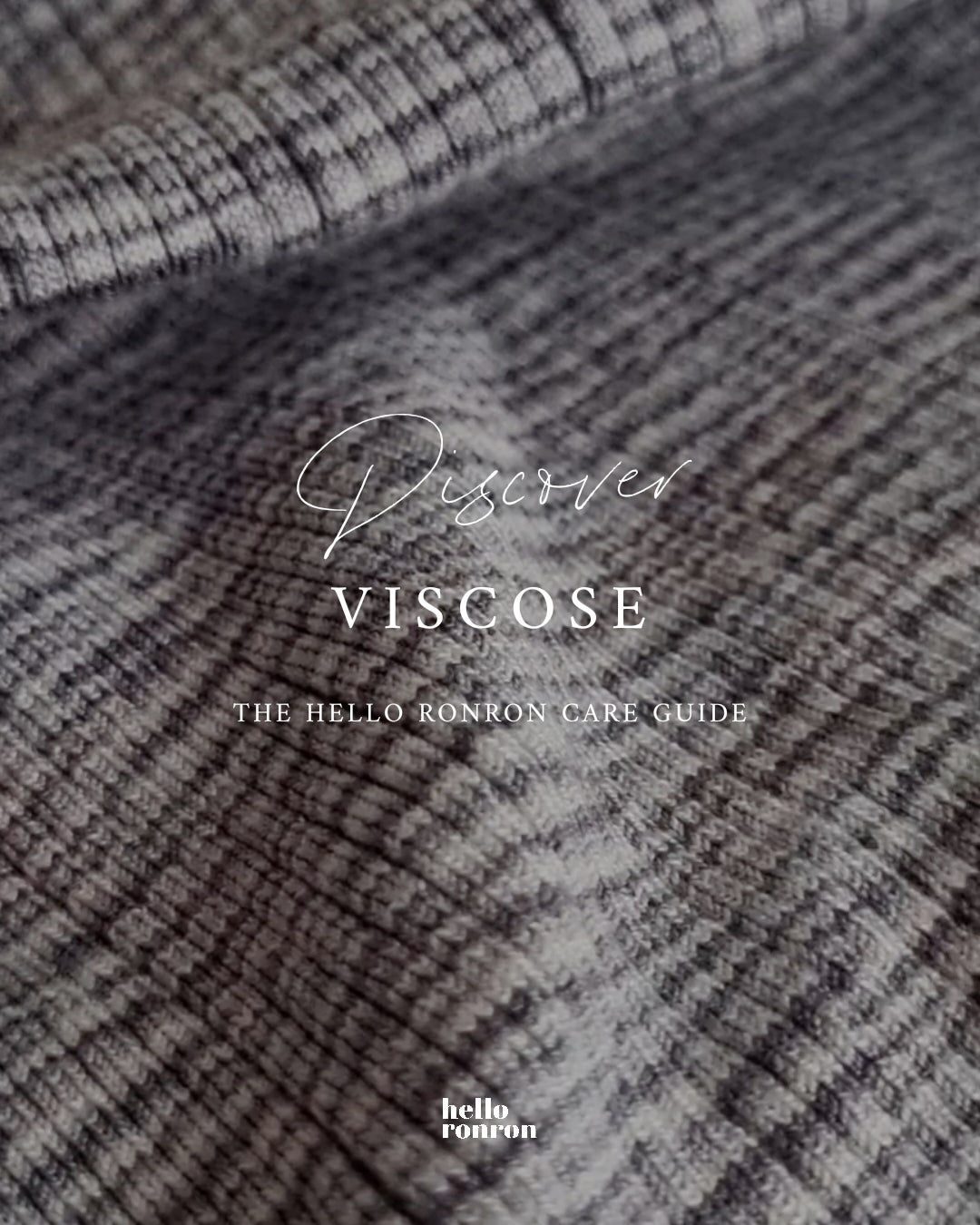 How to care for Viscose knits?