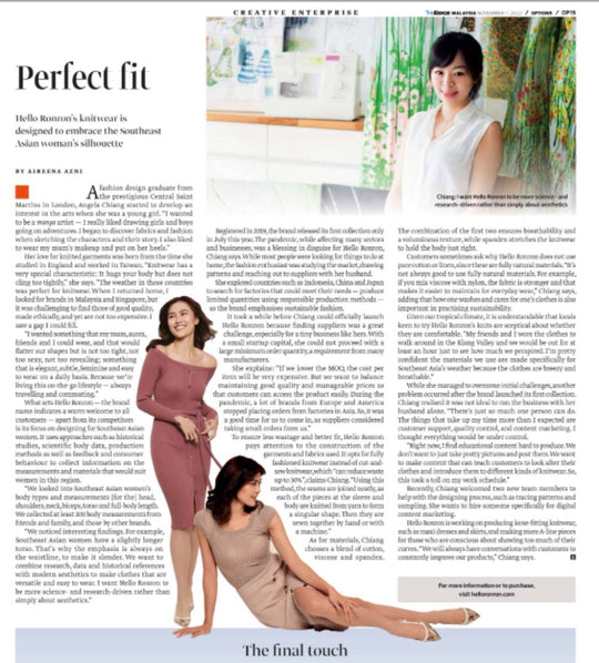Perfect fit, hello ronron's knitwear is designed to embrace the Southeast Asian woman's silhouette — Options The Edge
