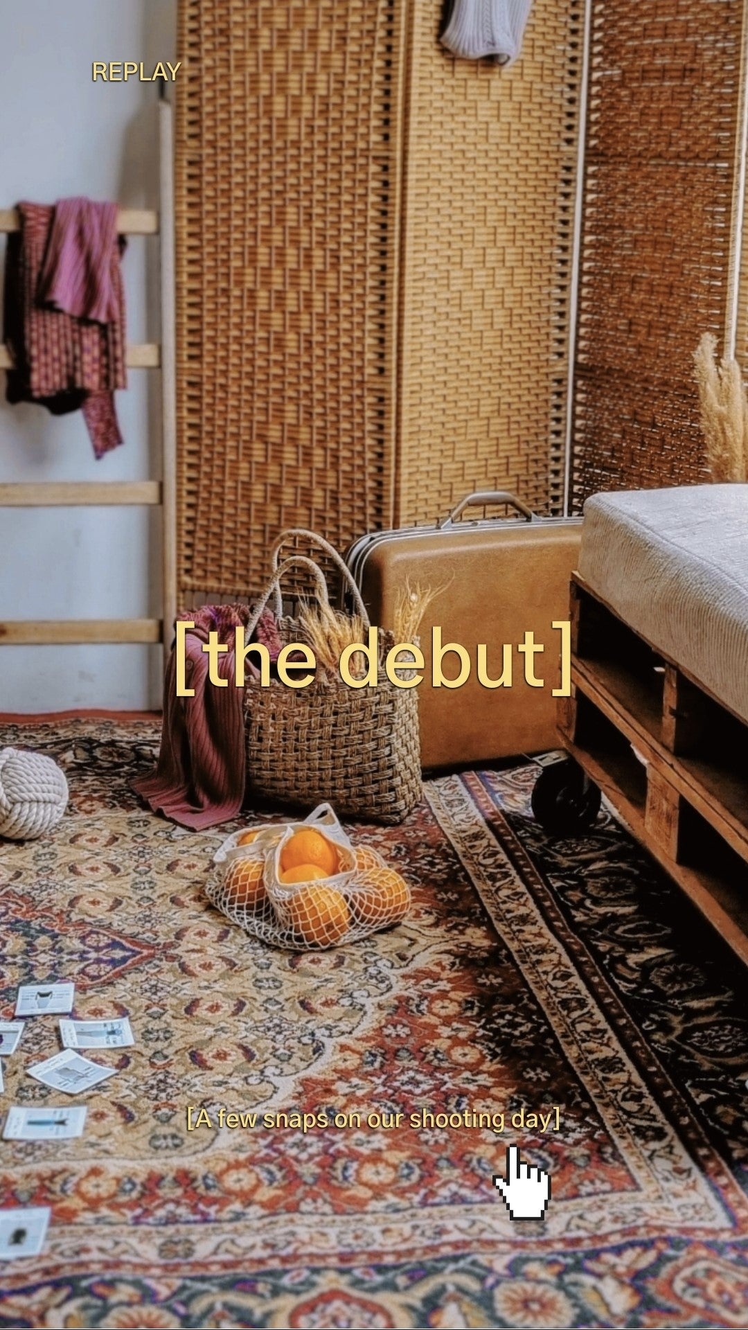 Our 'Debut' photoshoot backstage