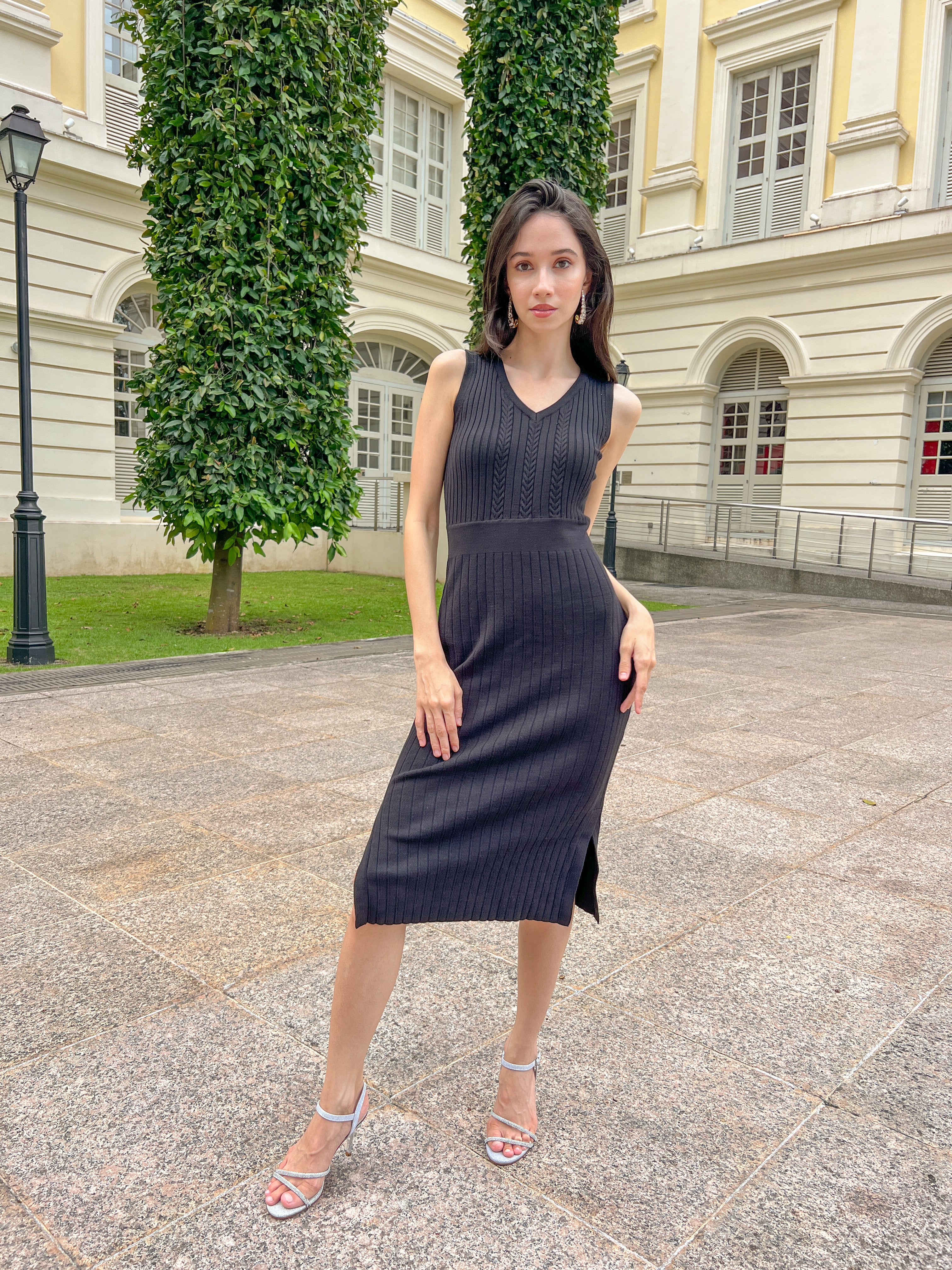 hello ronron Angelique Dress Black DR011-BLK UGC