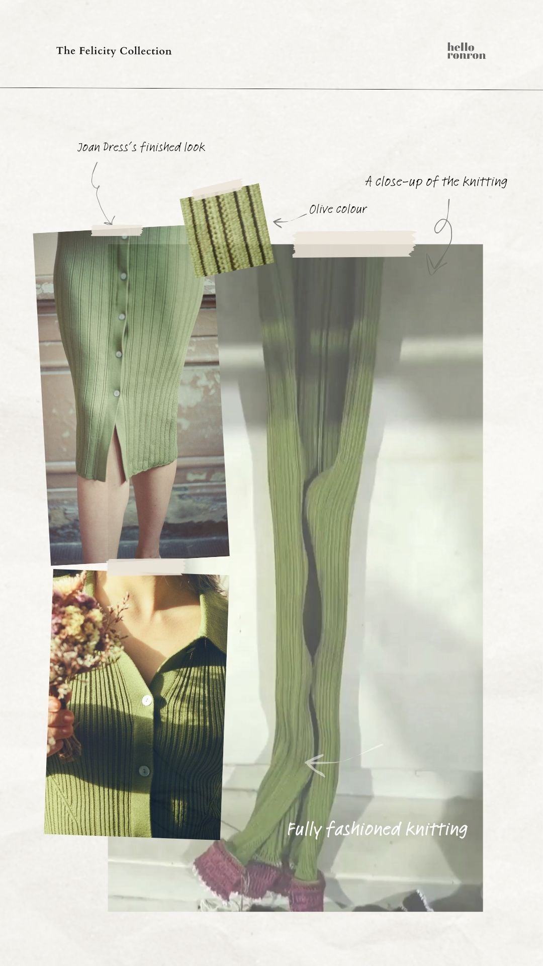 hello ronron | Fully Fashioned Knitwear | Knitting Behind the Scenes