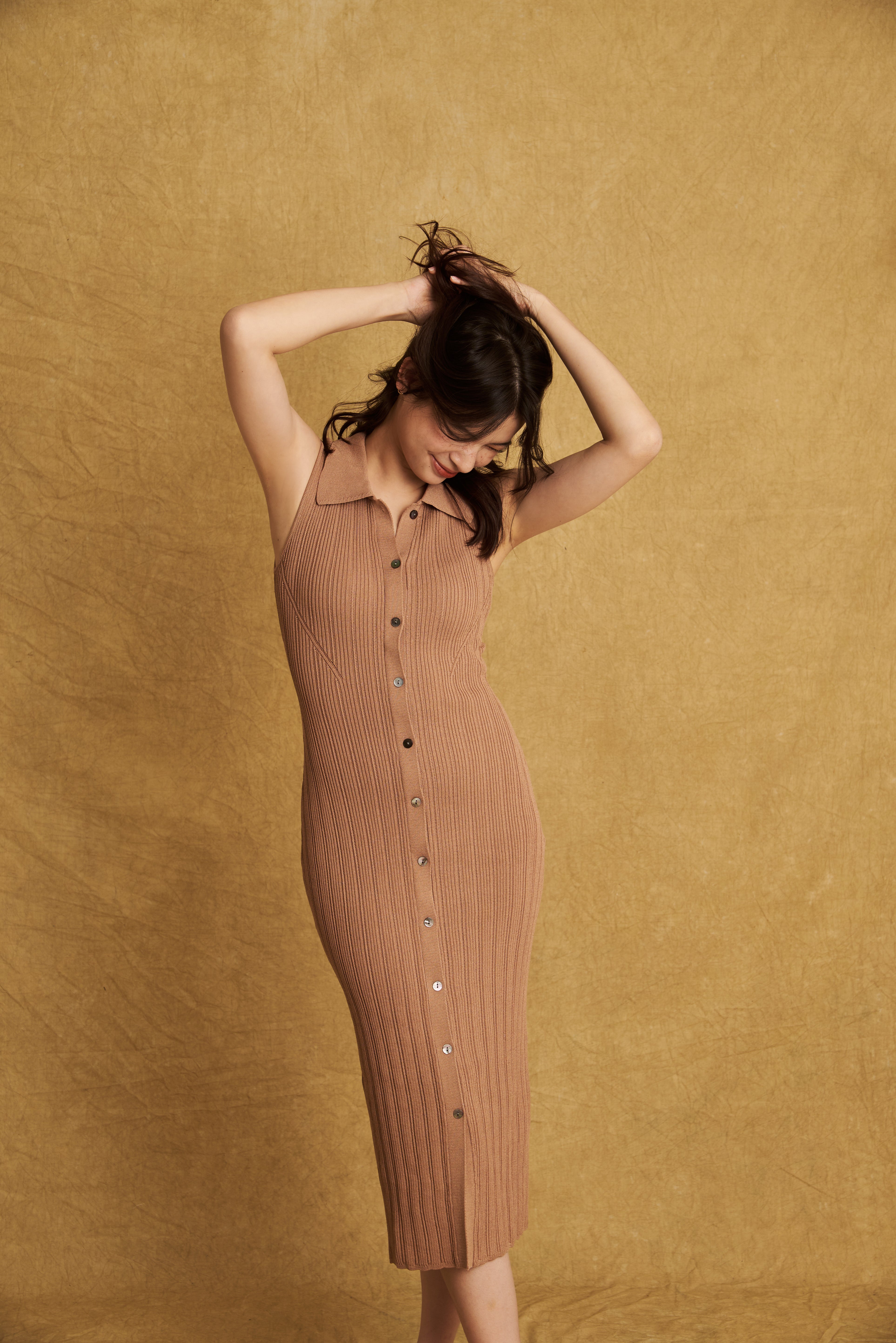 ANDMARY】Joan ribbon knit dress