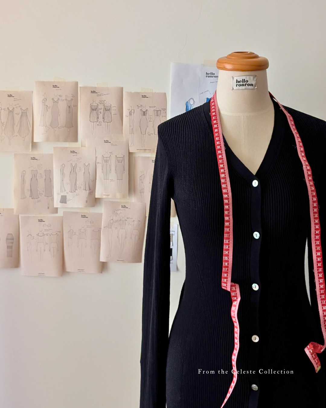 hello ronron | A close-up of the cotton yarns we will be using for the Celeste Collection.