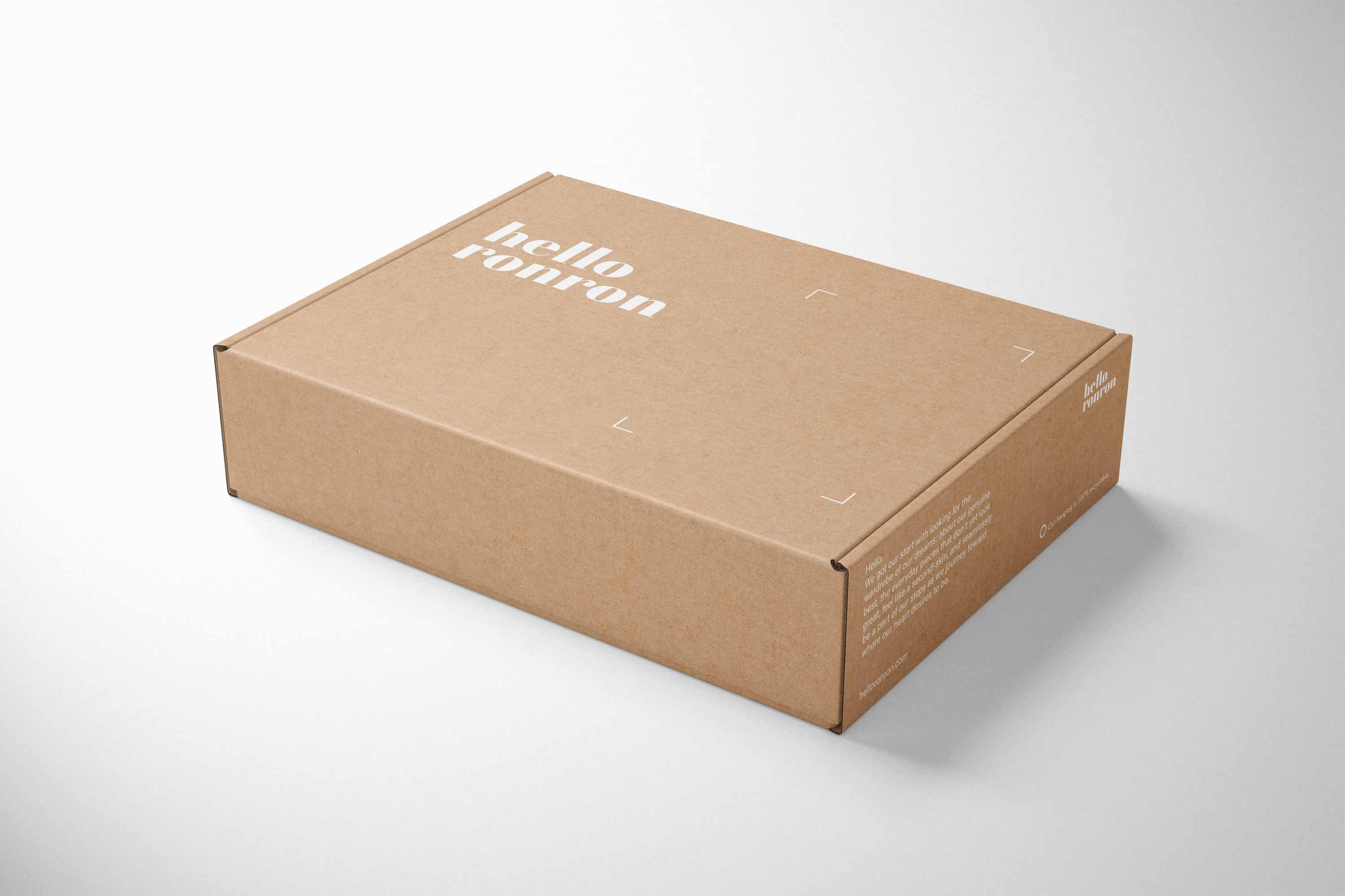 hello ronron | Recyclable Packaging | Kraft Mailer Box