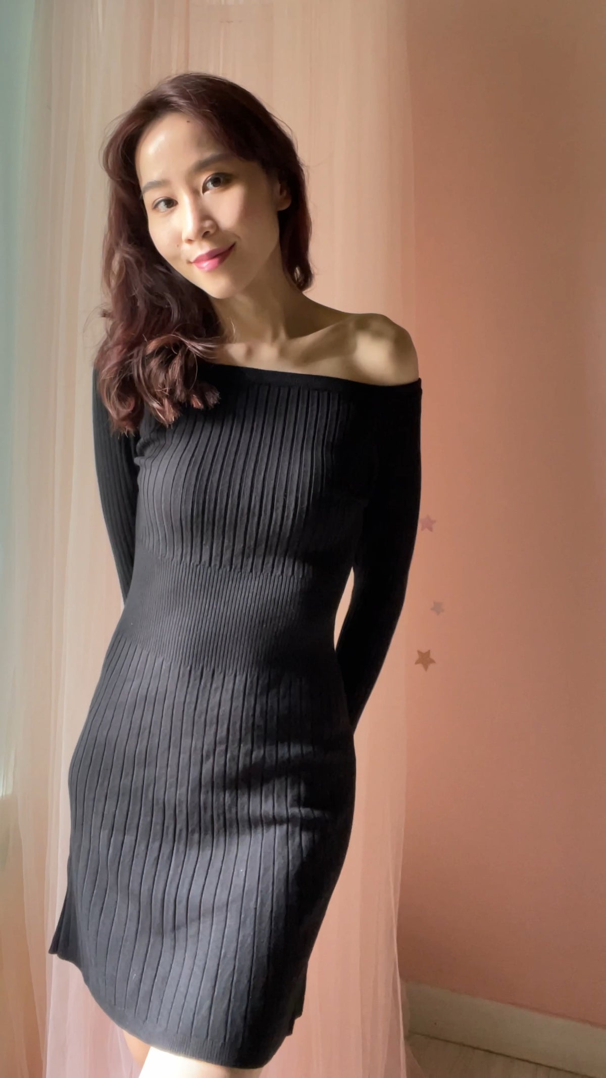hello ronron Camille Dress Black DR004-BLK UGC