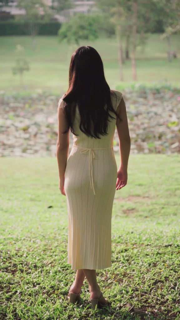 hello ronron Haven Campaign DR036-IVRY Gabrielle Dress Ivory