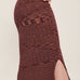 hello ronron | Hera Skirt Evening | Mouliné ribbed knit midi skirt
