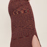 hello ronron | Hera Skirt Evening | Mouliné ribbed knit midi skirt